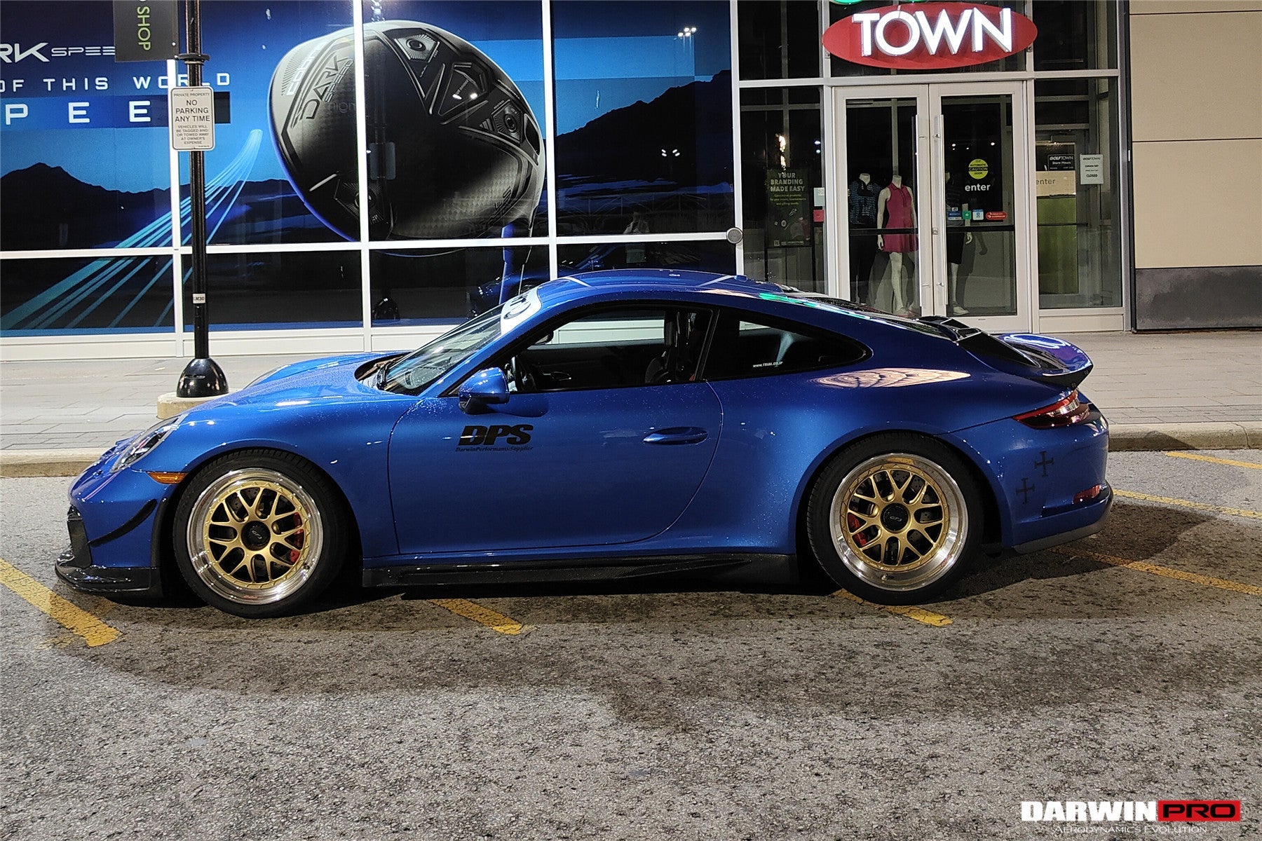 2017 - 2019 Porsche 911 991.2 GT3 Only GT2RS Style Ducktail Spoiler with LED Light